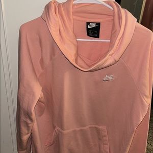 Orange Nike sweatshirt